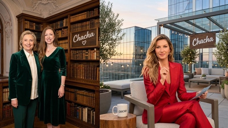 Hillary Clinton and Gisele Bündchen
