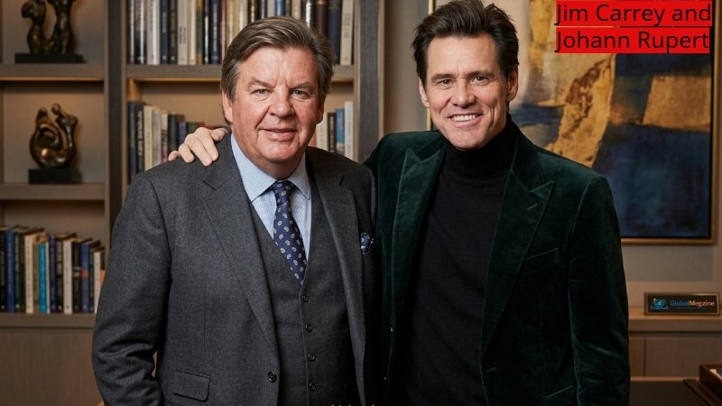 Jim Carrey and Johann Rupert